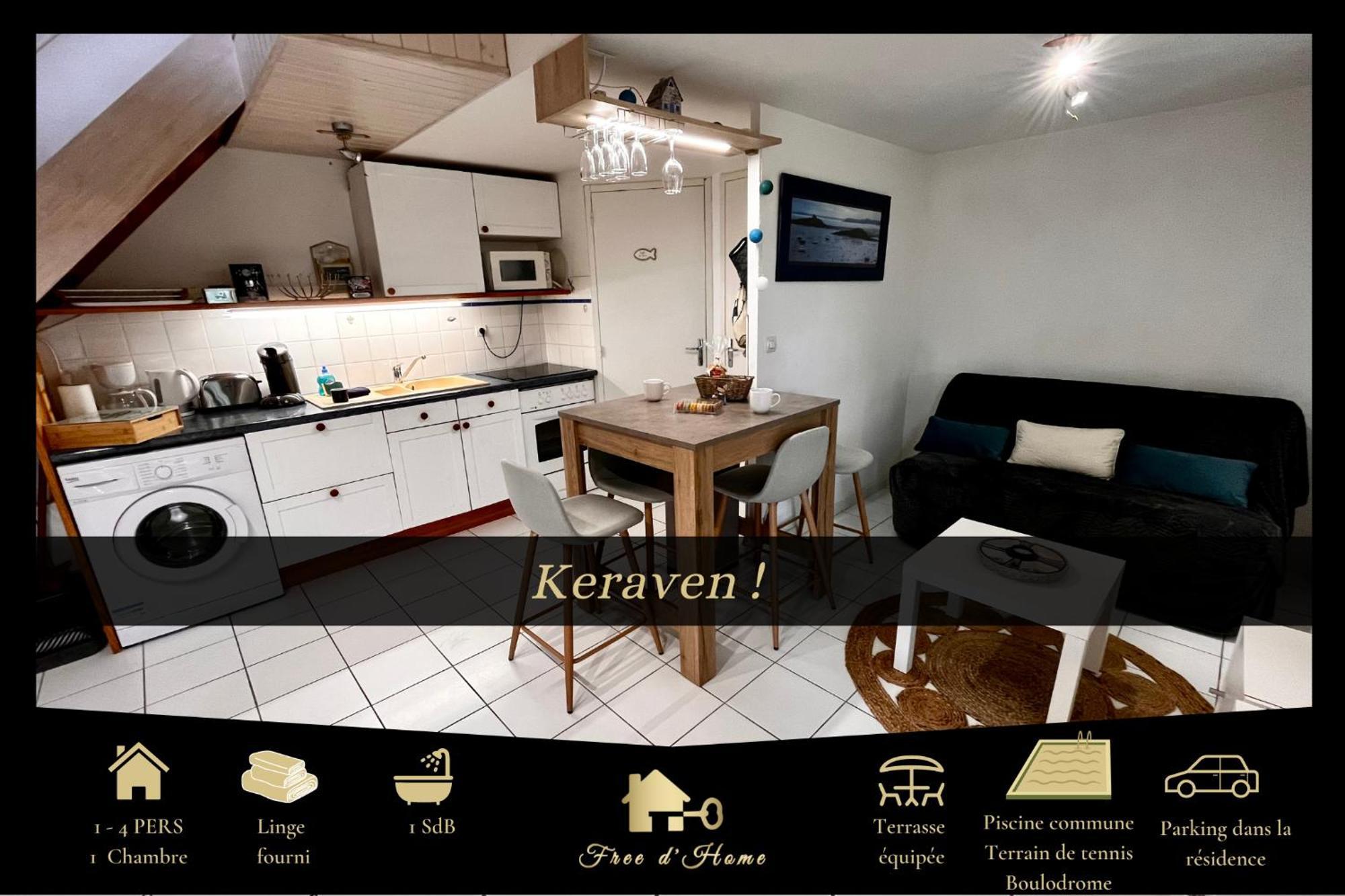 Keraven, Charmante Maisonnette, Piscine Commune 1-4 Personnes Moëlan-sur-Mer Buitenkant foto